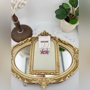 Betsey Johnson Starfish Crystal Drop Earrings